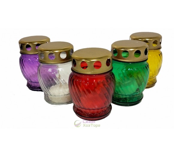 Лампадка стеклянная на 12 часов  